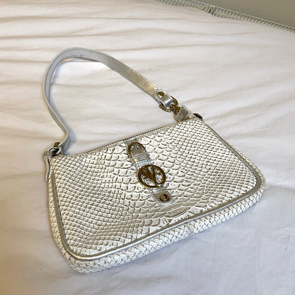 VERSACE WHITE CROCODILE MINI LURSE